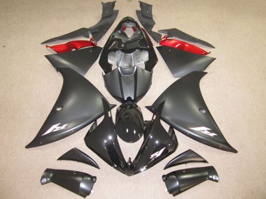 Carenado Moto Yamaha R1 2012-2014 - Negro Blanco Calcomanía
