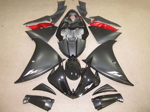 Carenado Moto Yamaha R1 2012-2014 - Negro Blanco Calcomanía Carenado Moto Yamaha R1 2012-2014 - Negro Blanco Calcomanía