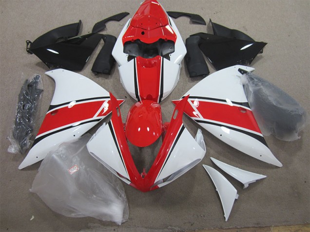 Carenado Moto Yamaha R1 2012-2014 - Rojo Blanco Carenado Moto Yamaha R1 2012-2014 - Rojo Blanco
