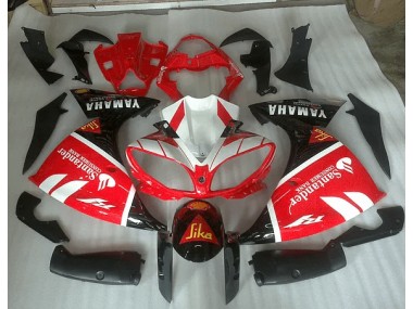 Carenado Moto Yamaha R1 2012-2014 - Rojo Blanco & Negro Graphic