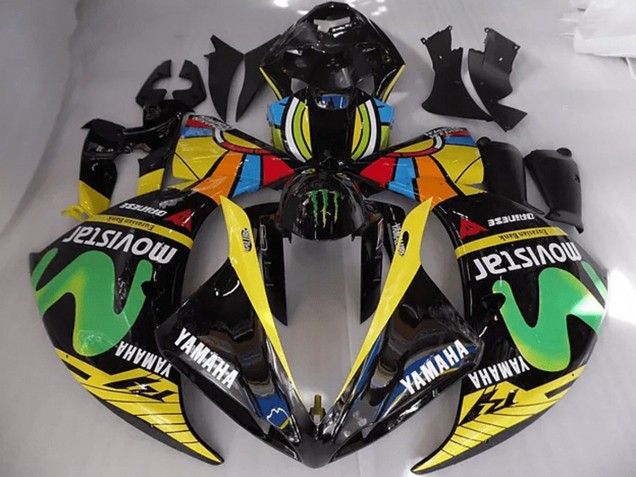 Carenado Moto Yamaha R1 2012-2014 - Rossi Movistar Carenado Moto Yamaha R1 2012-2014 - Rossi Movistar