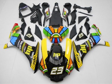 Carenado Moto Yamaha R1 2015-2019 - Amarillo Negro 23