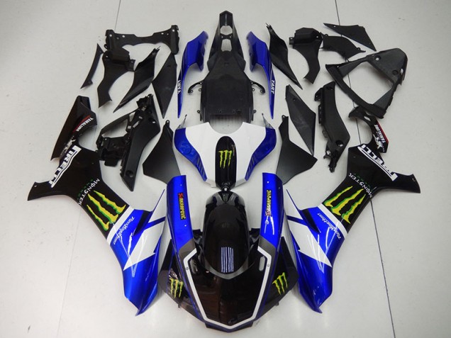 Carenado Moto Yamaha R1 2015-2019 - Azul Negro Monster Carenado Moto Yamaha R1 2015-2019 - Azul Negro Monster
