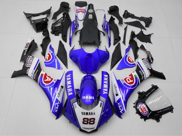 Carenado Moto Yamaha R1 2015-2019 - Azul PATA 88