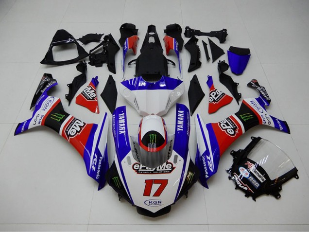 Carenado Moto Yamaha R1 2015-2019 - Azul Rojo KGN 17 Carenado Moto Yamaha R1 2015-2019 - Azul Rojo KGN 17