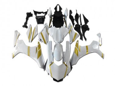 Carenado Moto Yamaha R1 2015-2019 - Blanco Oro