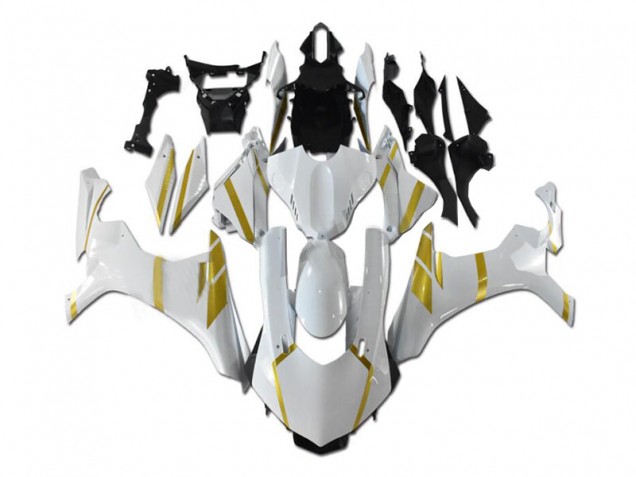 Carenado Moto Yamaha R1 2015-2019 - Blanco Oro