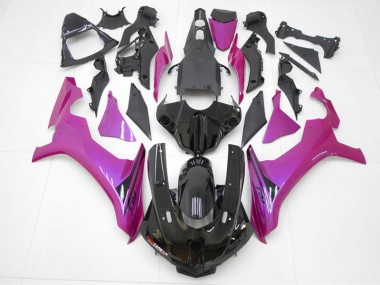 Carenado Moto Yamaha R1 2015-2019 - Negro Púrpura Rojo