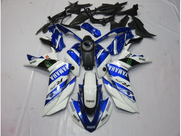 Carenado Moto Yamaha R3 2015-2022 - Blanco Monster