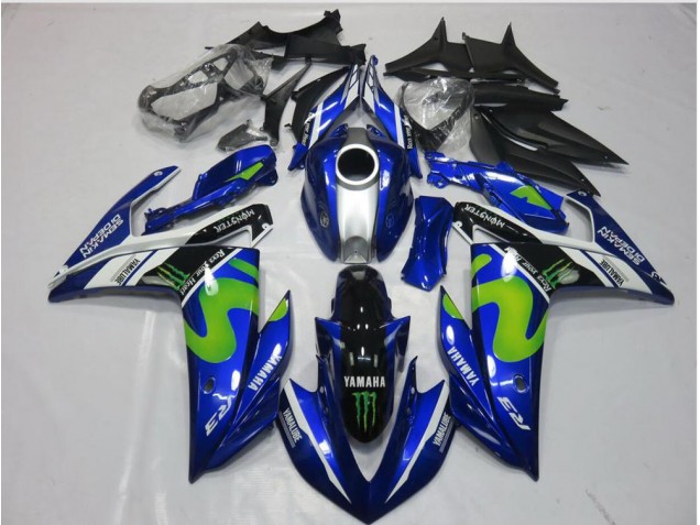 Carenado Moto Yamaha R3 2015-2022 - Movistar Carenado Moto Yamaha R3 2015-2022 - Movistar