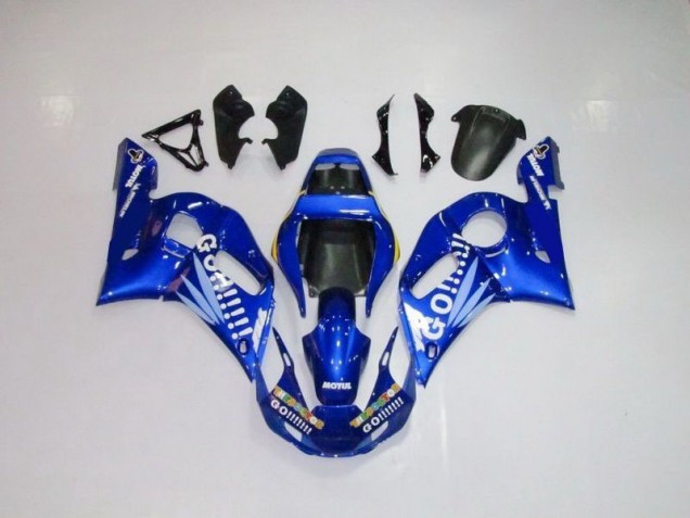 Carenado Moto Yamaha R6 1998-2002 - Azul Blanco Go Motul Carenado Moto Yamaha R6 1998-2002 - Azul Blanco Go Motul