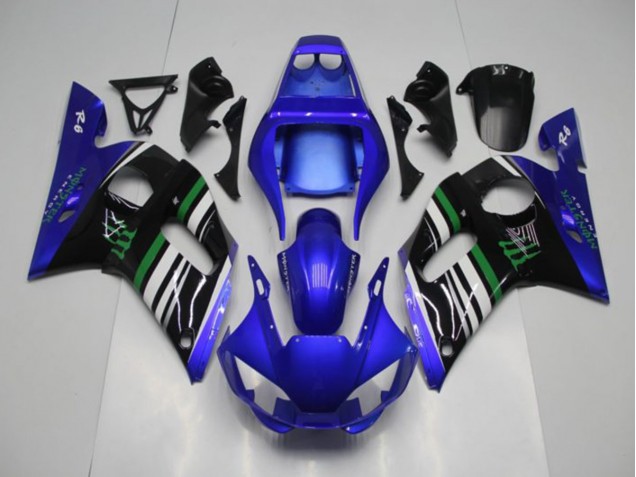Carenado Moto Yamaha R6 1998-2002 - Azul Monster Carenado Moto Yamaha R6 1998-2002 - Azul Monster