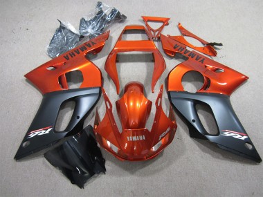 Carenado Moto Yamaha R6 1998-2002 - Naranja Negro