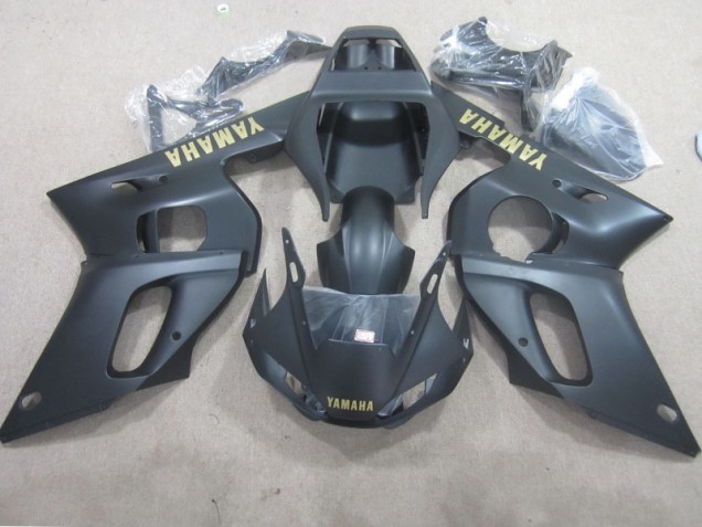 Carenado Moto Yamaha R6 1998-2002 - Negro Amarillo Calcomanía Carenado Moto Yamaha R6 1998-2002 - Negro Amarillo Calcomanía