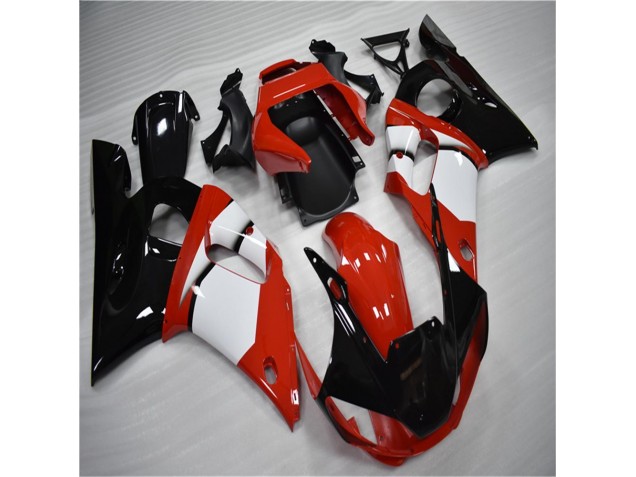 Carenado Moto Yamaha R6 1998-2002 - Negro Blanco Carenado Moto Yamaha R6 1998-2002 - Negro Blanco