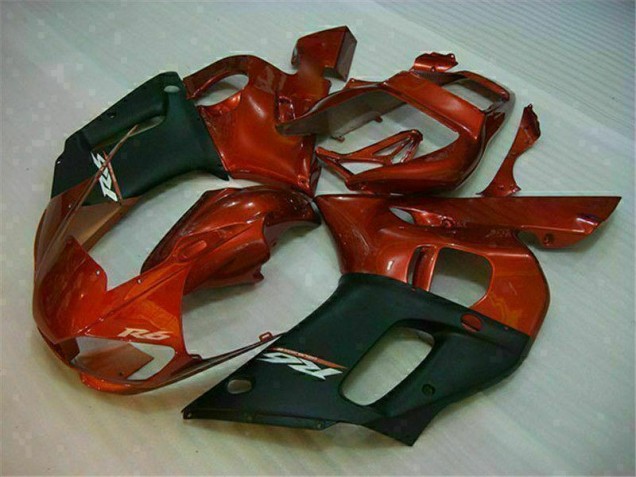 Carenado Moto Yamaha R6 1998-2002 - Negro Marrón Carenado Moto Yamaha R6 1998-2002 - Negro Marrón