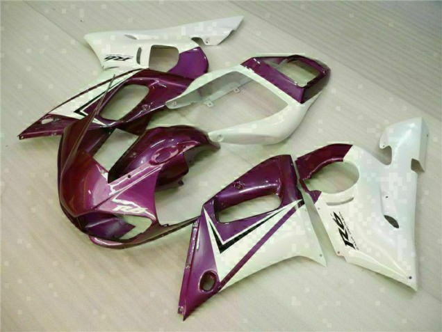 Carenado Moto Yamaha R6 1998-2002 - Púrpura Blanco