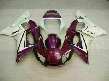 Carenado Moto Yamaha R6 1998-2002 - Púrpura Blanco