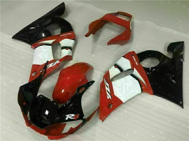 Carenado Moto Yamaha R6 1998-2002 - Rojo Blanco Carenado Moto Yamaha R6 1998-2002 - Rojo Blanco
