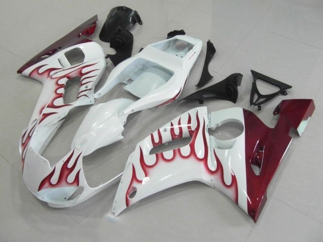 Carenado Moto Yamaha R6 1998-2002 - Rojo Llama Carenado Moto Yamaha R6 1998-2002 - Rojo Llama