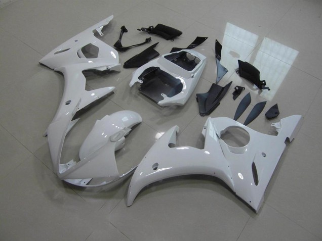 Carenado Moto Yamaha R6 2003-2005 - Blanco Sin Calcomanías Carenado Moto Yamaha R6 2003-2005 - Blanco Sin Calcomanías