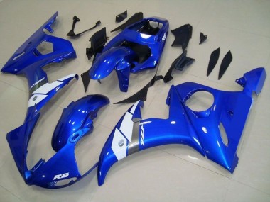 Carenado Moto Yamaha R6 2003-2005 - Estilo OEM Azul