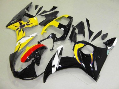 Carenado Moto Yamaha R6 2003-2005 - Moon Negro Amarillo