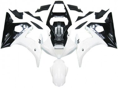 Carenado Moto Yamaha R6 2003-2005 - Negro Blanco