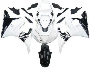 Carenado Moto Yamaha R6 2003-2005 - Negro Blanco Tribal