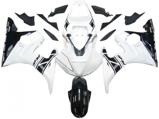 Carenado Moto Yamaha R6 2003-2005 - Negro Blanco Tribal Carenado Moto Yamaha R6 2003-2005 - Negro Blanco Tribal