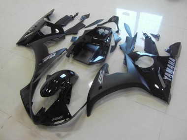 Carenado Moto Yamaha R6 2003-2005 - Negro Mate Brillante Negro