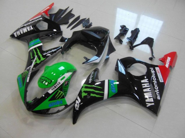 Carenado Moto Yamaha R6 2003-2005 - Verde Monster Carenado Moto Yamaha R6 2003-2005 - Verde Monster