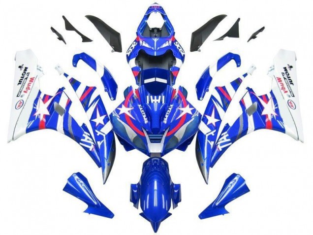 Carenado Moto Yamaha R6 2006-2007 - Azul Estrella Fiat Carenado Moto Yamaha R6 2006-2007 - Azul Estrella Fiat