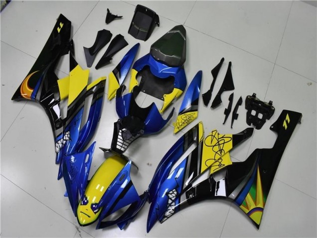 Carenado Moto Yamaha R6 2006-2007 - Azul Tiburón Carenado Moto Yamaha R6 2006-2007 - Azul Tiburón