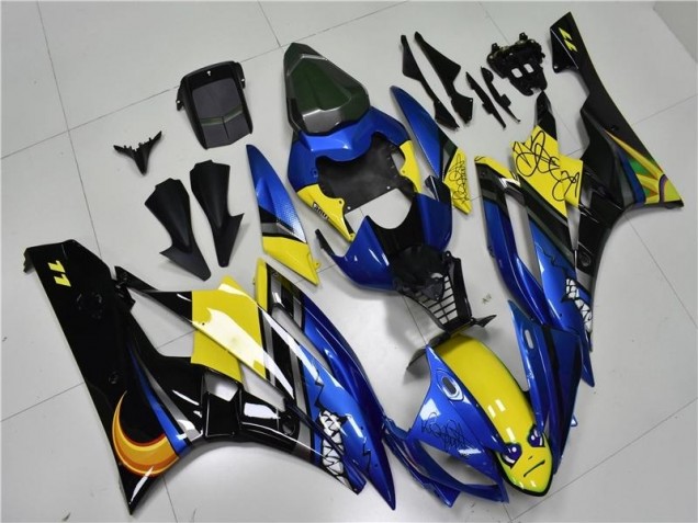 Carenado Moto Yamaha R6 2006-2007 - Azul Tiburón Carenado Moto Yamaha R6 2006-2007 - Azul Tiburón