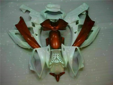Carenado Moto Yamaha R6 2006-2007 - Blanco Marrón
