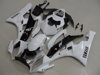 Carenado Moto Yamaha R6 2006-2007 - Blanco & Negro