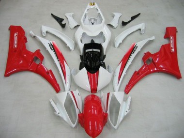 Carenado Moto Yamaha R6 2006-2007 - Blanco Rojo Michelin