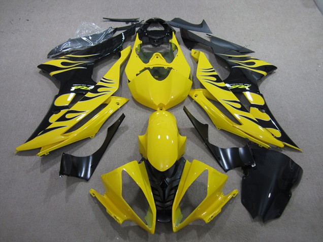 Carenado Moto Yamaha R6 2008-2016 - Amarillo Negro Llama Carenado Moto Yamaha R6 2008-2016 - Amarillo Negro Llama