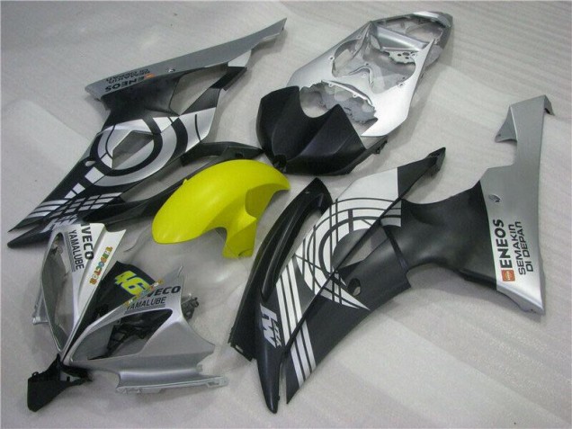 Carenado Moto Yamaha R6 2008-2016 - Amarillo Negro Plata Carenado Moto Yamaha R6 2008-2016 - Amarillo Negro Plata