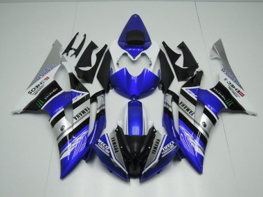 Carenado Moto Yamaha R6 2008-2016 - Azul Blanco ENEOS Monster
