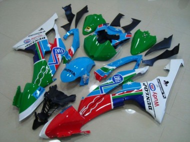 Carenado Moto Yamaha R6 2008-2016 - Azul Blanco Fiat Verde Rojo Wudy Motul Dunlop