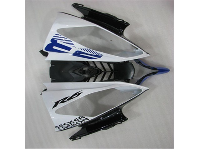 Carenado Moto Yamaha R6 2008-2016 - Blanco Azul Negro Carenado Moto Yamaha R6 2008-2016 - Blanco Azul Negro