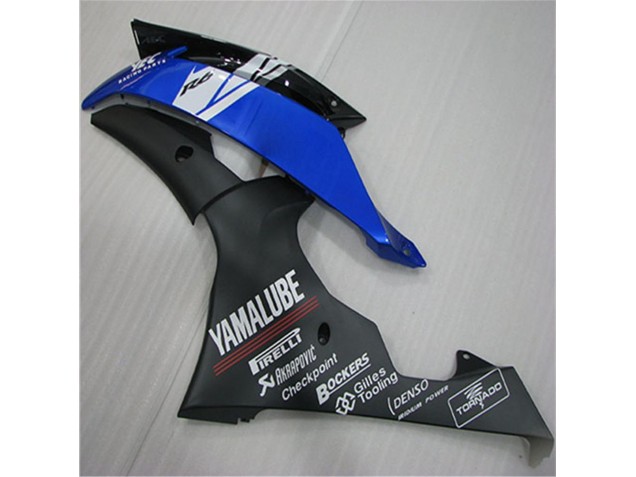 Carenado Moto Yamaha R6 2008-2016 - Blanco Azul Negro Carenado Moto Yamaha R6 2008-2016 - Blanco Azul Negro