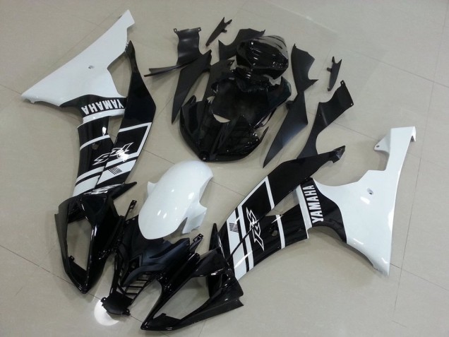 Carenado Moto Yamaha R6 2008-2016 - Blanco & Negro Carenado Moto Yamaha R6 2008-2016 - Blanco & Negro