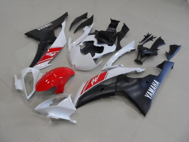 Carenado Moto Yamaha R6 2008-2016 - Blanco & Negro Mate Carenado Moto Yamaha R6 2008-2016 - Blanco & Negro Mate