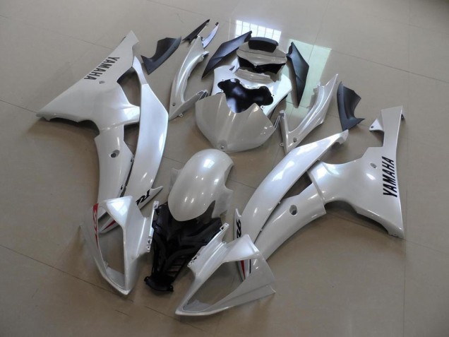Carenado Moto Yamaha R6 2008-2016 - Blanco Perla Estilo OEM Carenado Moto Yamaha R6 2008-2016 - Blanco Perla Estilo OEM