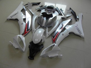 Carenado Moto Yamaha R6 2008-2016 - Blanco Perla Plata