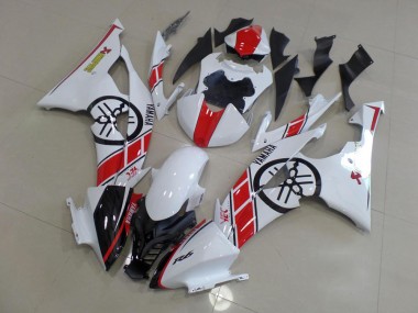 Carenado Moto Yamaha R6 2008-2016 - Blanco con Big Yamaha Logo