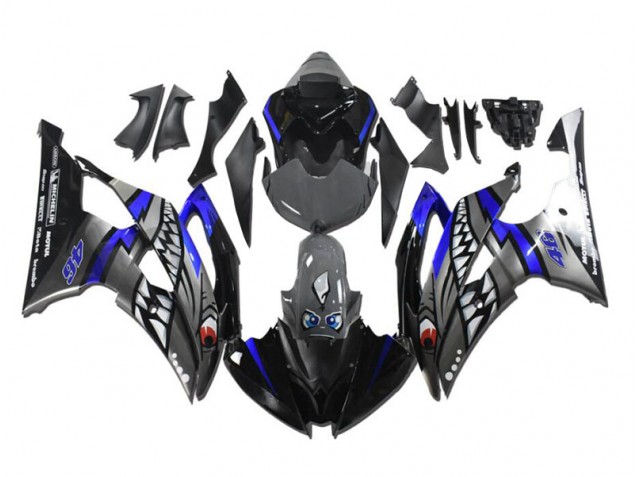 Carenado Moto Yamaha R6 2008-2016 - Gris Azul Tiburón Carenado Moto Yamaha R6 2008-2016 - Gris Azul Tiburón
